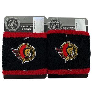 NHL | Unisex Senators Sports Wristbands | 2 Pack